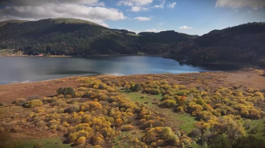 Abant'ta sonbahar şöleni! Göl girişinde kilometrelerce kuyruk oluştu