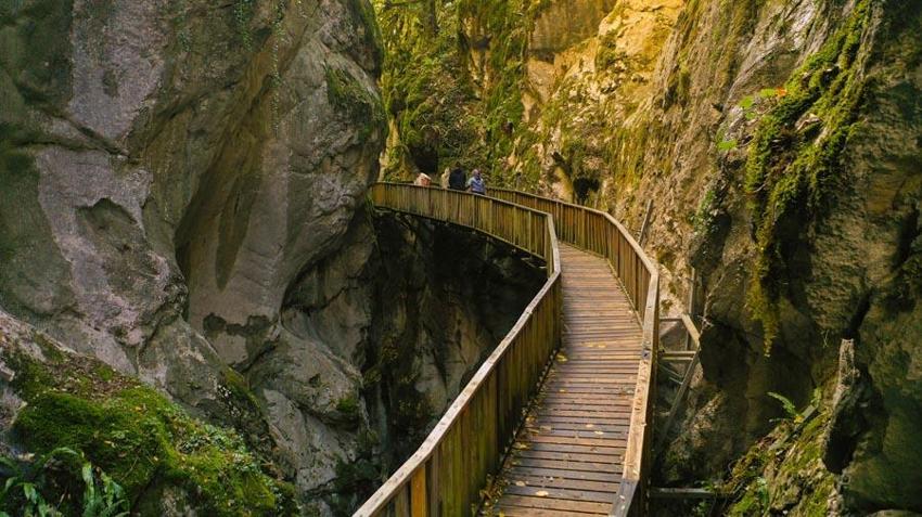 Kastamonu Pınarbaşı'nın cennet köşesi! İçinden sonbaharın geçtiği Horma Kanyonu'nda kartpostallık görüntüler