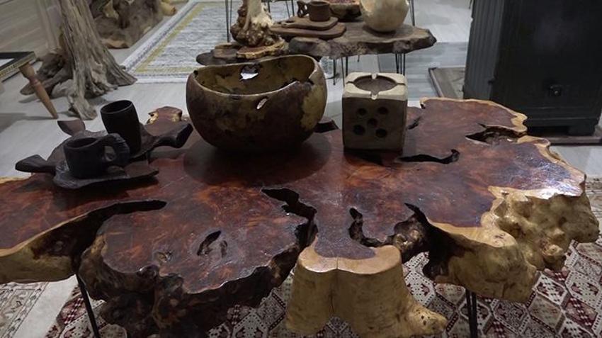 Artvinli usta 25 yıldır yaptıklarını evde saklıyor, hayali müze kurmak!