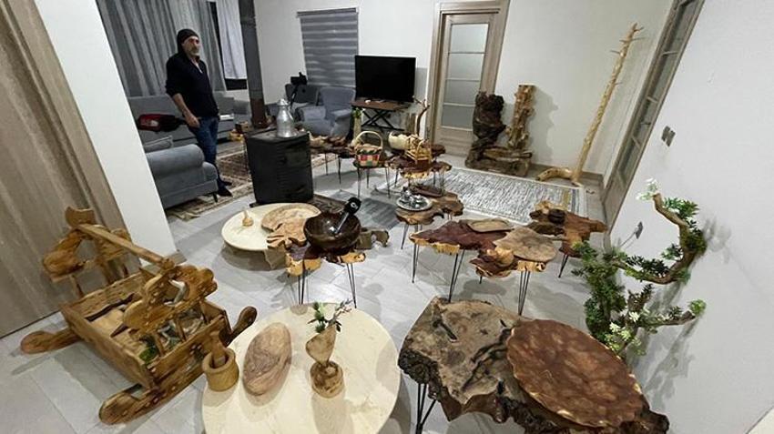 Artvinli usta 25 yıldır yaptıklarını evde saklıyor, hayali müze kurmak!