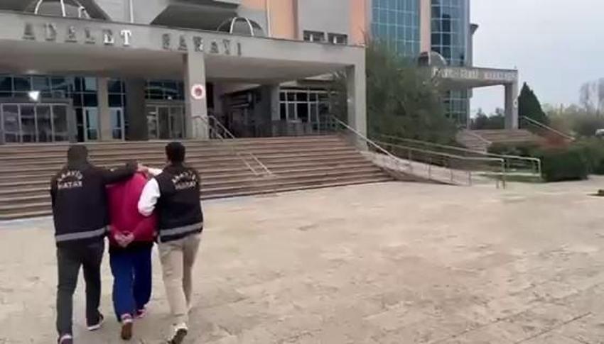 Edirne'de kurye kılığına giren polis, 77 yıl hapis cezasıyla aranan şahsı yakaladı! 'Yemek siparişi getirdim'