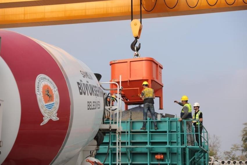 Samsun'da betonarme prefabrik üretimine başlandı!