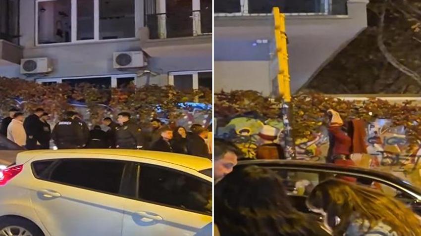 Ankara'da 'Kızılay' tabelası çılgınlığı devam ediyor! Fotoğraf çektirme sırasında bıçaklı kavga çıktı