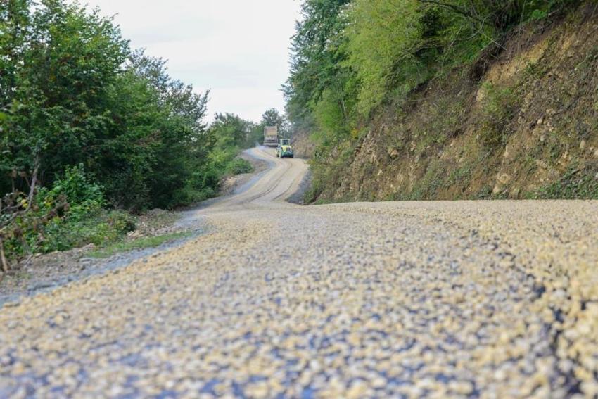 Samsun'da 90 kilometresi tamamlandı! 5 bin ton harcandı