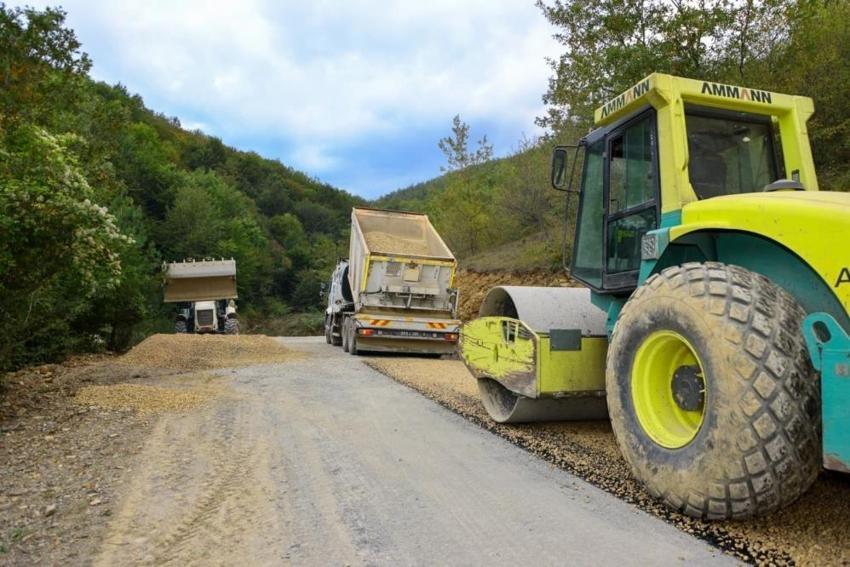 Samsun'da 90 kilometresi tamamlandı! 5 bin ton harcandı