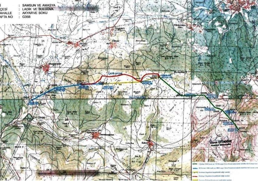 Amasya’nın 500 dönümlük toprak talebine Samsun’dan ret!