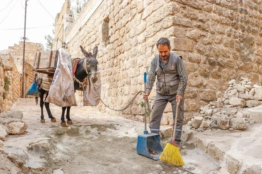 Mardin'de paletli aracın saha testi tamamlandı! Tarihi şehir Artuklu’da kadrolu eşeklerin yerine kullanılacak