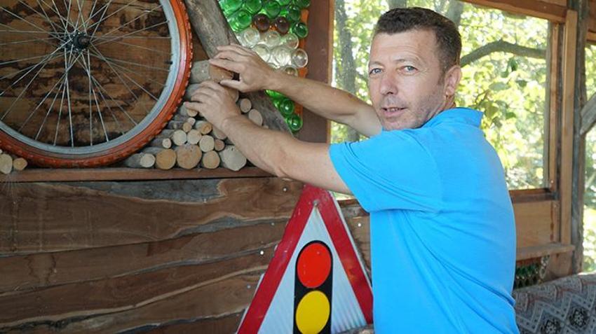 Rizeli kardeşler çocukluk hayalini gerçekleştirdi! Geri dönüşümün içinde hayat kurdular