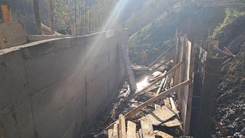 Samsun'da riskli bölgeye müdahale! Ulaşım rahatladı