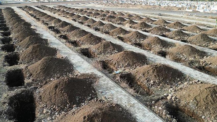 Erzurum'da 500 mezar açıldı! Toprağın bile donduğu günlere hazırlık başladı