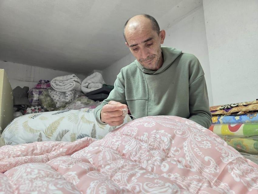 Samsun'da mesleğin en genci 52 yaşında: Yorgancılar son ilmeklerini atıyor