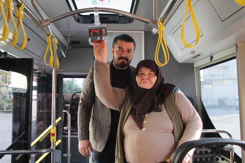 Antalya Alanya'da şehitlerin ismi halk otobüslerinde yaşatılıyor