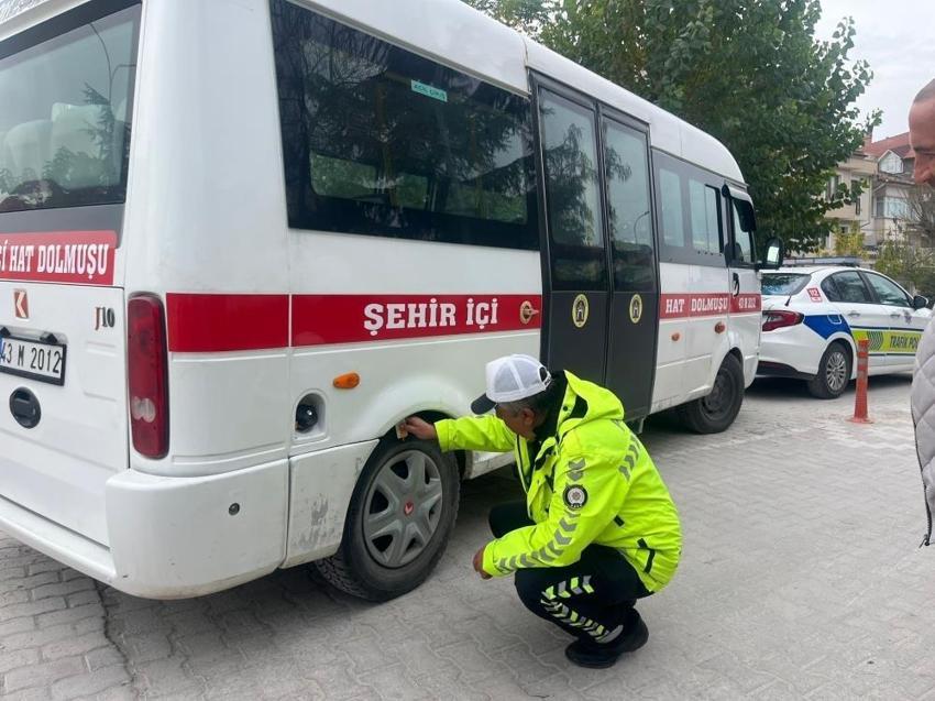 Kütahya'da trafik için yapıldı! Kontroller başladı
