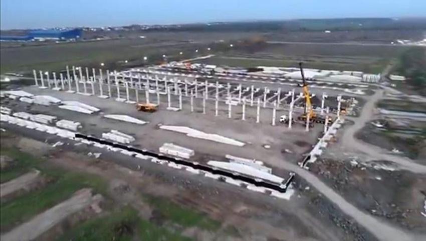 Samsun'da kurulumu bitti: 35 dönüm alan üretim merkezi olacak