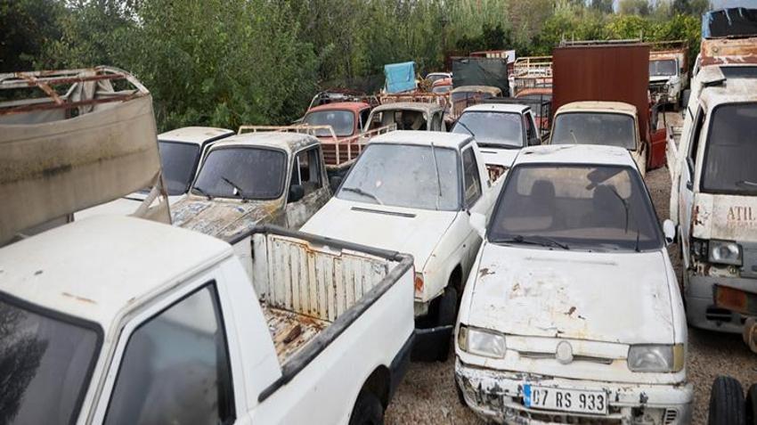 Antalya'da yediemin otoparkları doldu taştı: Binlerce araç çürümeye terk edildi