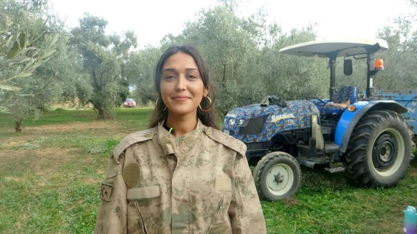 Muğla'ya dönüp baba mesleğini yaptı: Genç kadın huzuru toprakta buldu