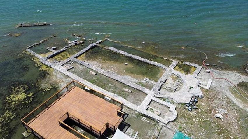 Papa'nın ziyareti öncesi tarihi yapı havadan görüntülendi! Dünya İznik'e kilitlendi