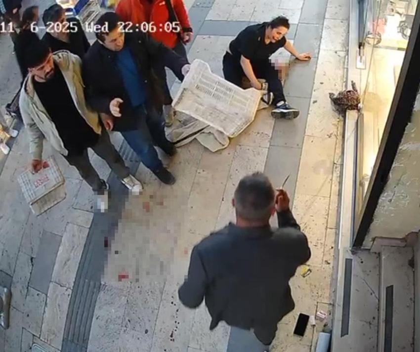 Çarşının orta yerinde eşine bıçakla saldırdı! Gümüşhane'de kan donduran olay