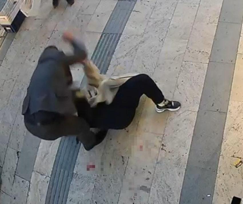 Çarşının orta yerinde eşine bıçakla saldırdı! Gümüşhane'de kan donduran olay