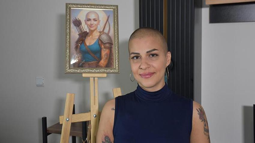 Kemoterapisine bir gün kala annesinin de kanser olduğunu öğrendi! Anne - kız omuz omuza mücadele verirken sanatla iyileşiyorlar