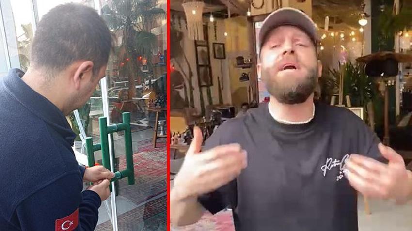 Gaziosmanpaşa'da öğretmenlerin kovulduğu kafe mühürlendi! '20 kişilik bir rezervasyon yapılıyor, 40 kişi geliyor'