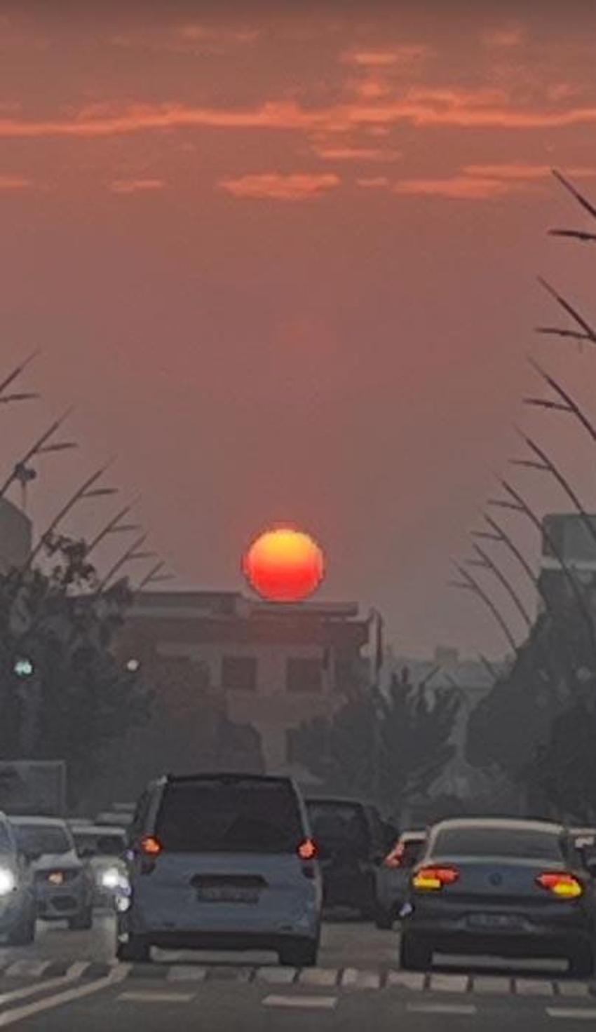 Batman'da gün batımı kartpostallık görüntüler ortaya çıkardı