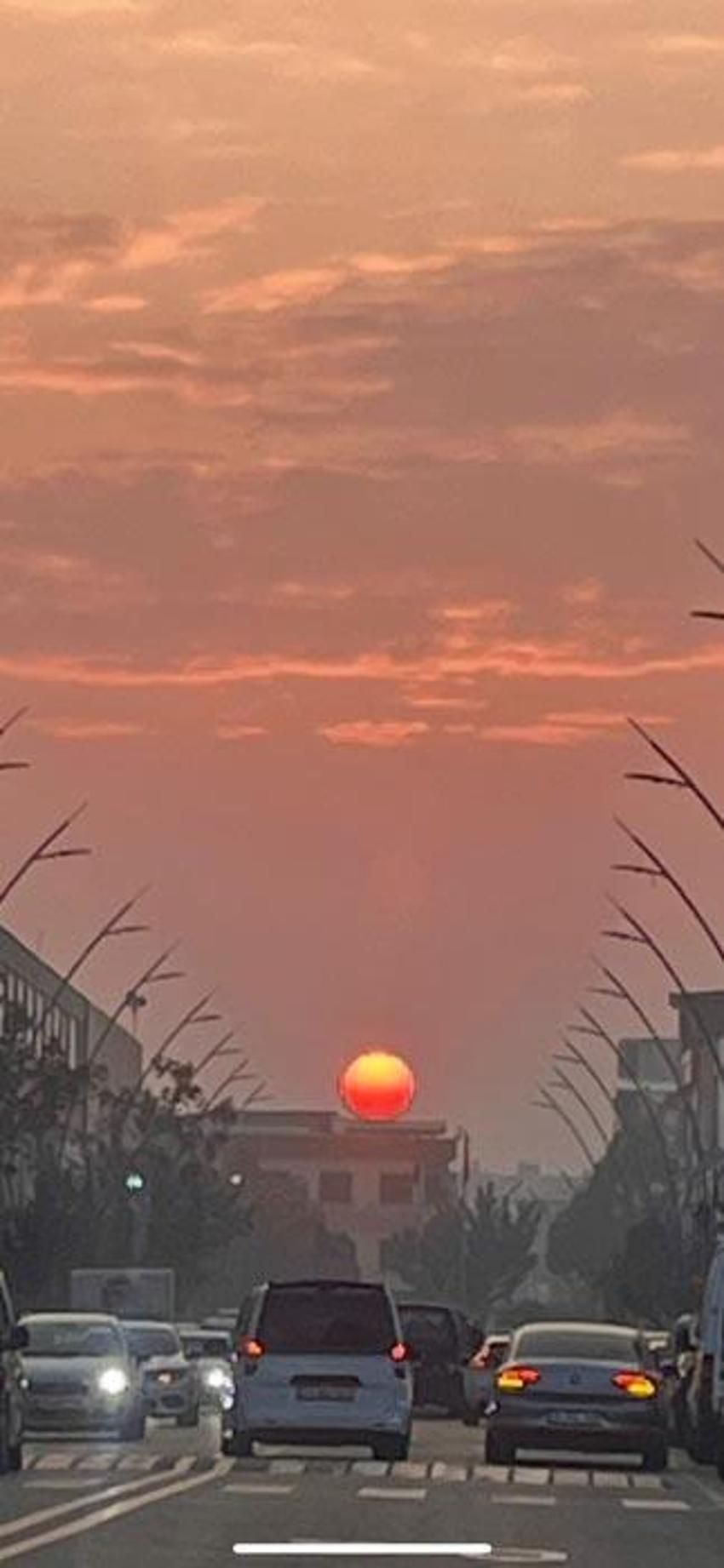 Batman'da gün batımı kartpostallık görüntüler ortaya çıkardı