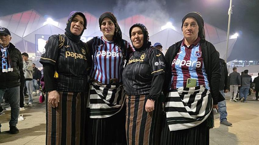 Trabzonsporlu kadınların zorlu maç günü mesaisi! Otlar biçildi, hayvanlar beslendi, yemek yapıldı: Sırada maç keyfi var