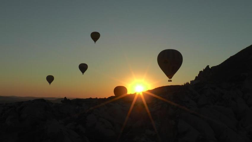 Kapadokya'da sıcak hava balonlarına 4 gündür izin yok!