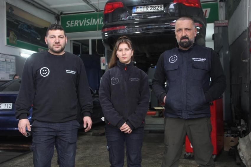 Sanayide çırak bulmak zorken o kendi isteğiyle girdi: Ordu'da sanayinin tek kız çırağı