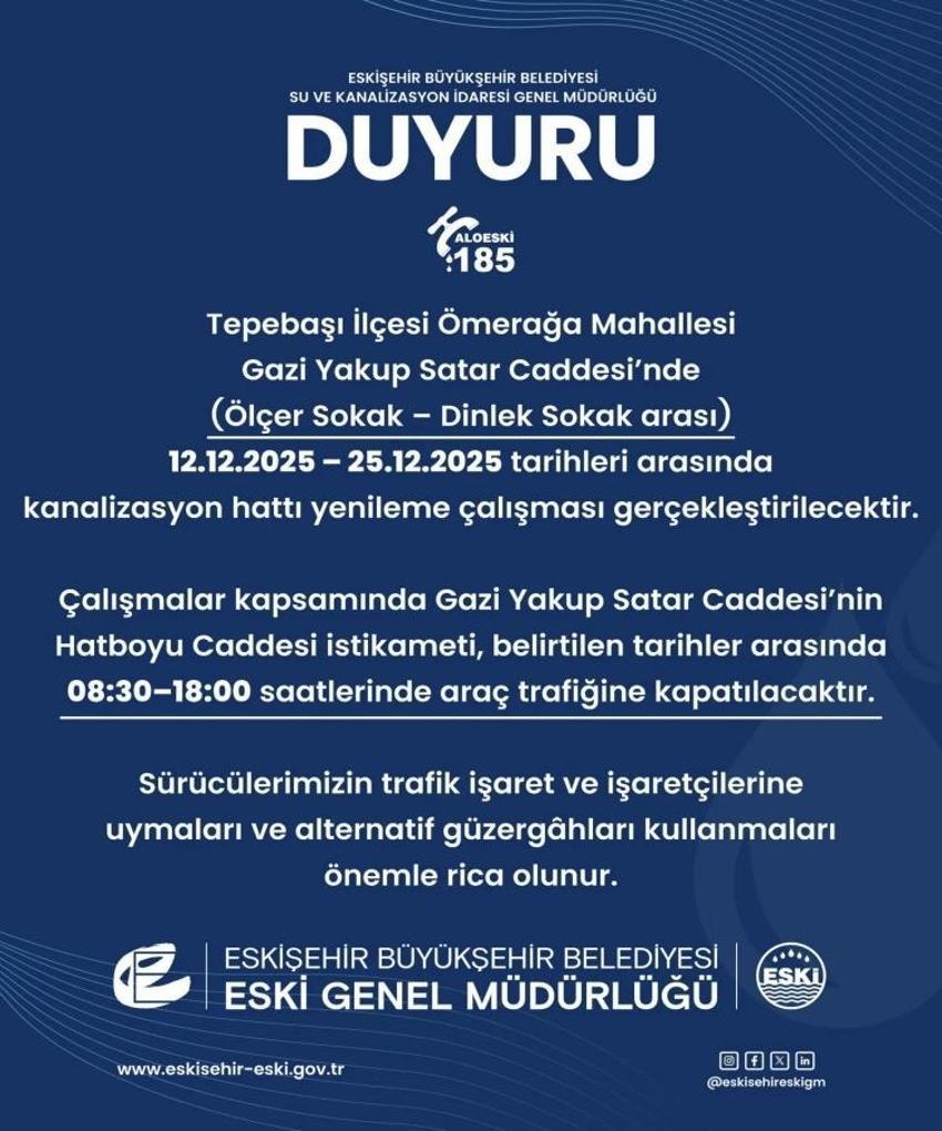 Sürücüler dikkat! ESKİ duyurdu: 25 Aralık'ta araç trafiğine açılacak