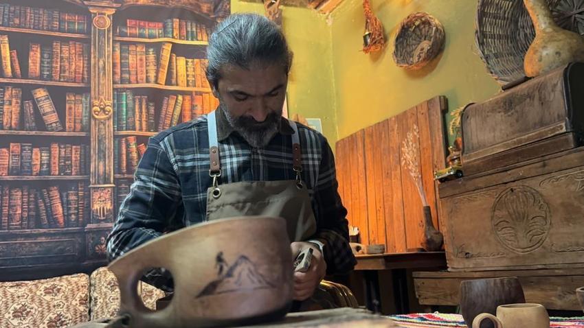 Osmaniye'de İskandinav işi yapmaya başladı: Bu iş için baba ocağını atölyeye çevirdi!