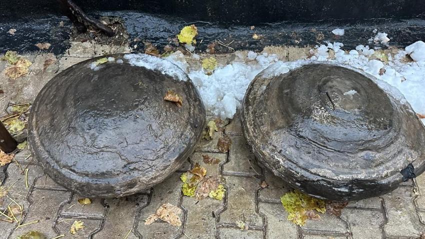 Irak sınırında yol çalışmasında çıktı: 6 gizemli taş 1 ton geliyor! "Merak edip etrafını kazdım"