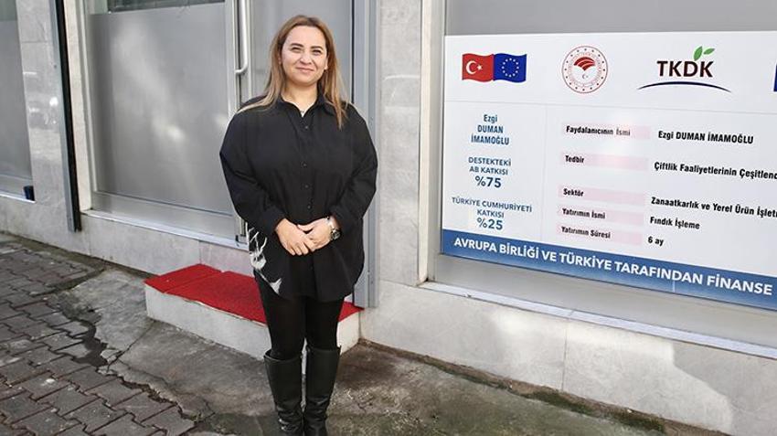 Giresun'da kadın girişimci muhasebeciliği bıraktı, aldığı hibeyle kendi işinin patronu oldu: Yılda 100 bin ton işliyor, 10 kişiyi istihdam etti