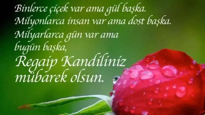 Regaip Kandili mesajları! 25 Aralık 2025 Regaip Kandili dini anlamlı hadisli kısa yeni en güzel resimli mesajlar!