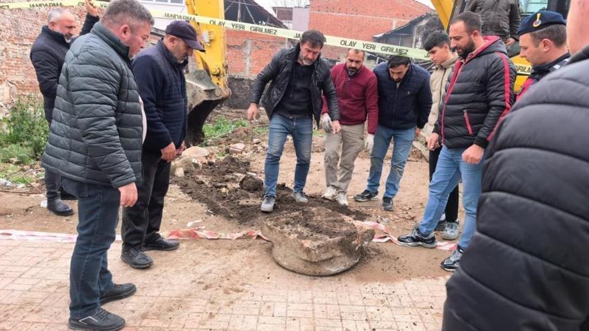 Bursa'da Ermeni mahallesi kazılırken bulundu! Operatör fark etti, jandarma nöbete başladı