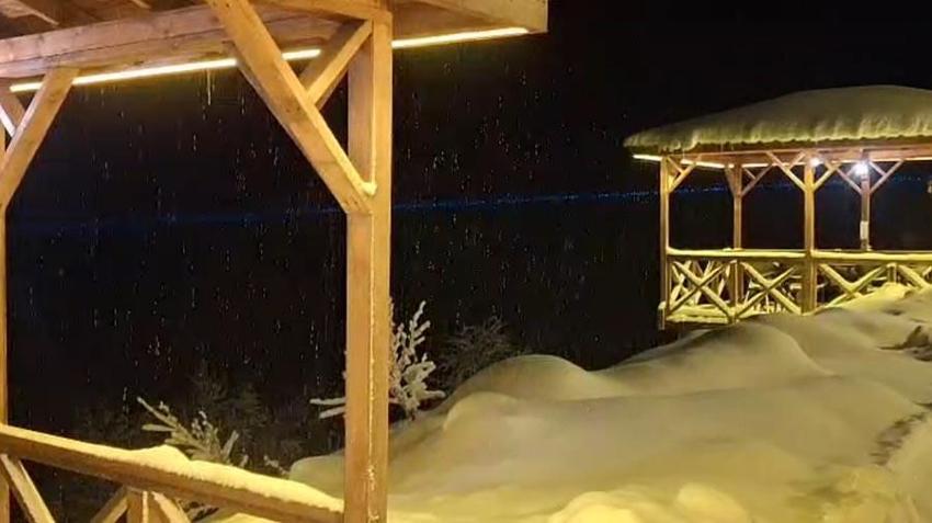 Rize’de kar kalınlığı 77 santimetreye ulaştı