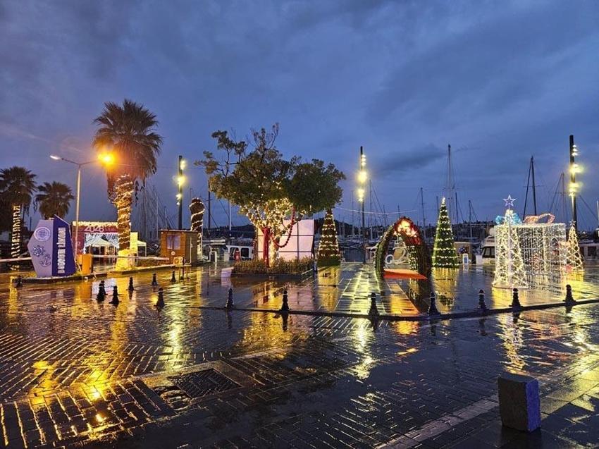 Muğla Bodrum'da yılbaşı hareketliliği zirveye ulaştı