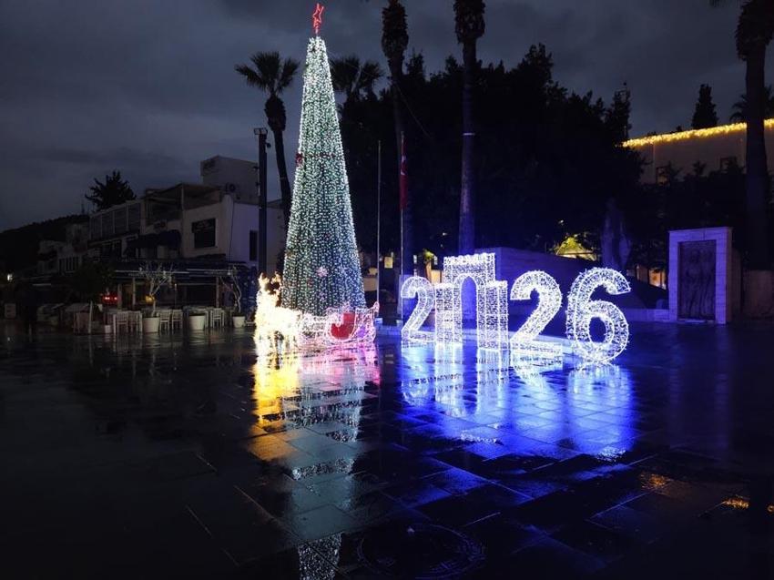 Muğla Bodrum'da yılbaşı hareketliliği zirveye ulaştı