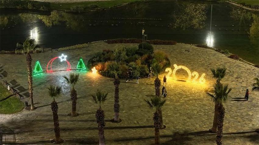 Denizli'de yeni yıl coşkusu! Her yer ışıl ışıl