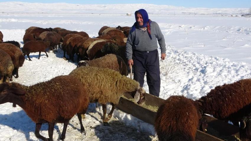 Muş'ta kar 20 santimetreyi aştı! Baba mesleği için dondurucu soğukta üretime devam ediyorlar