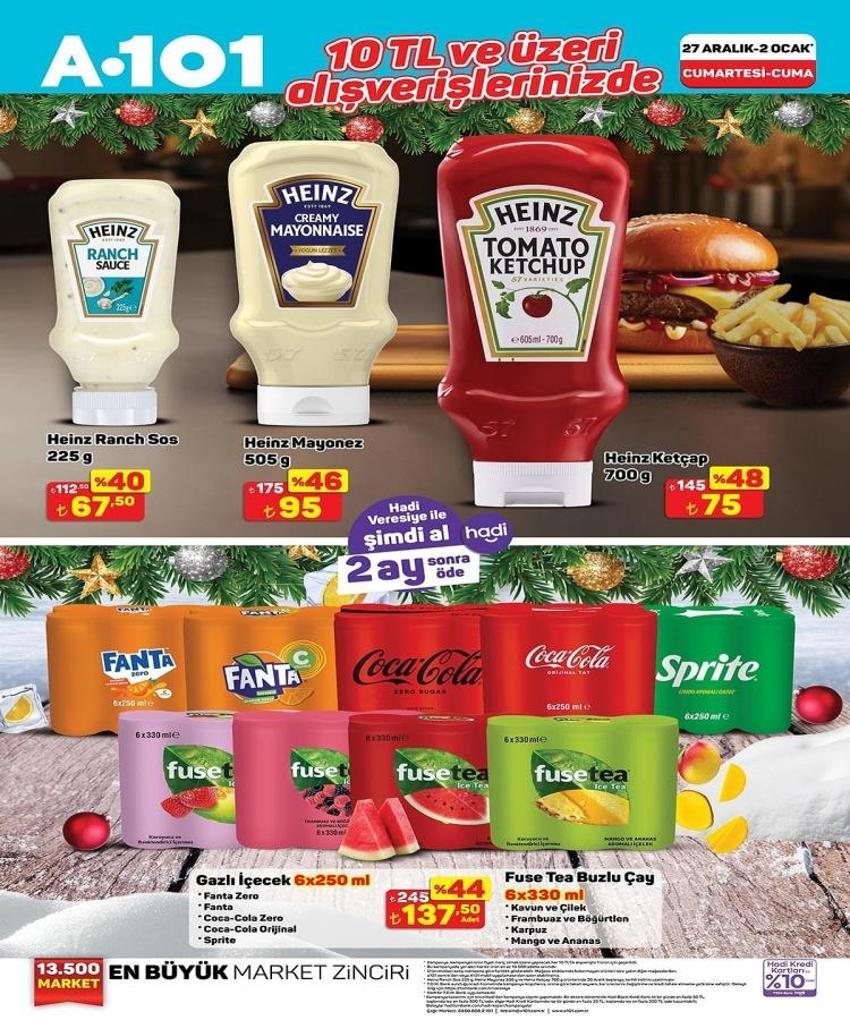 A101 yılbaşı paketi: 2 Ocak 2026'ya kadar geçerli! Yeni yıl özel katalog yayınlandı