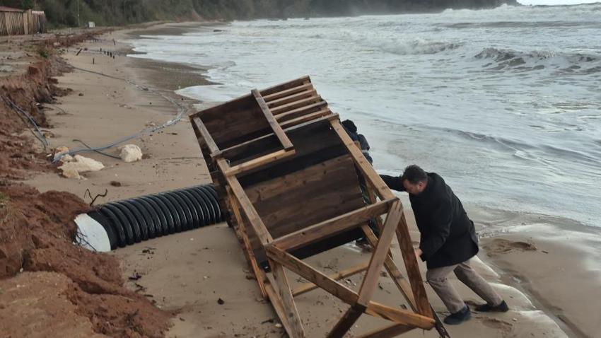 Karadeniz'de bu metreye ilk kez çıkıldı! Bartın sahilinde korkutan görüntü