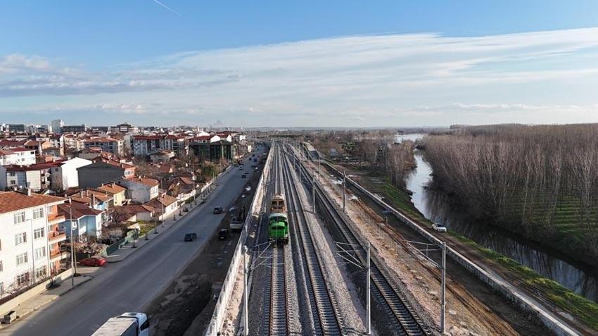 Edirne'de dev projede sona gelindi: Hızlı tren projesinin yüzde 98'i tamamlandı