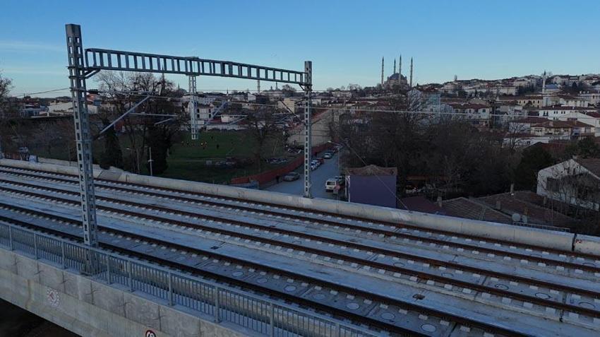 Edirne'de dev projede sona gelindi: Hızlı tren projesinin yüzde 98'i tamamlandı