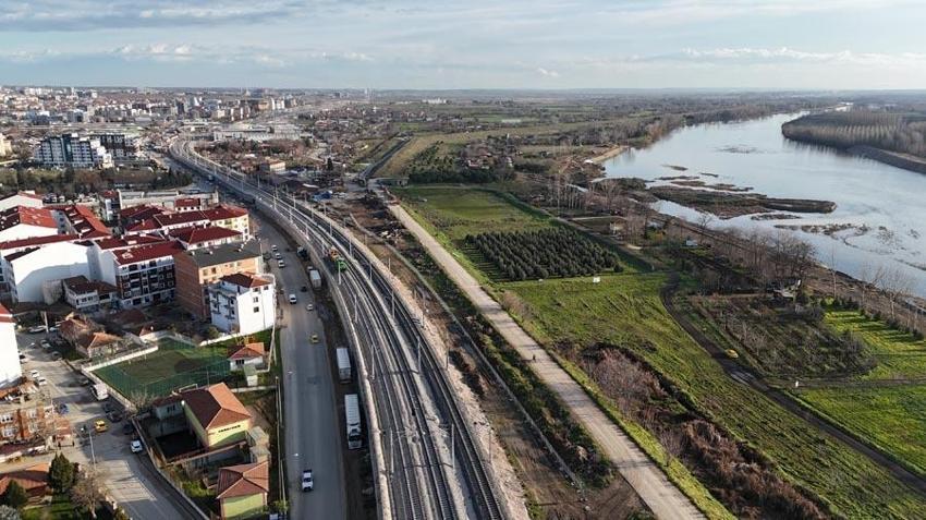 Edirne'de dev projede sona gelindi: Hızlı tren projesinin yüzde 98'i tamamlandı