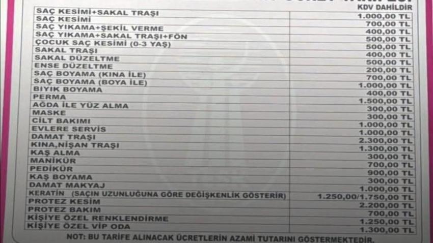 Konya’da berber fiyatlarına zam geldi! Saç sakal 1000 TL oldu