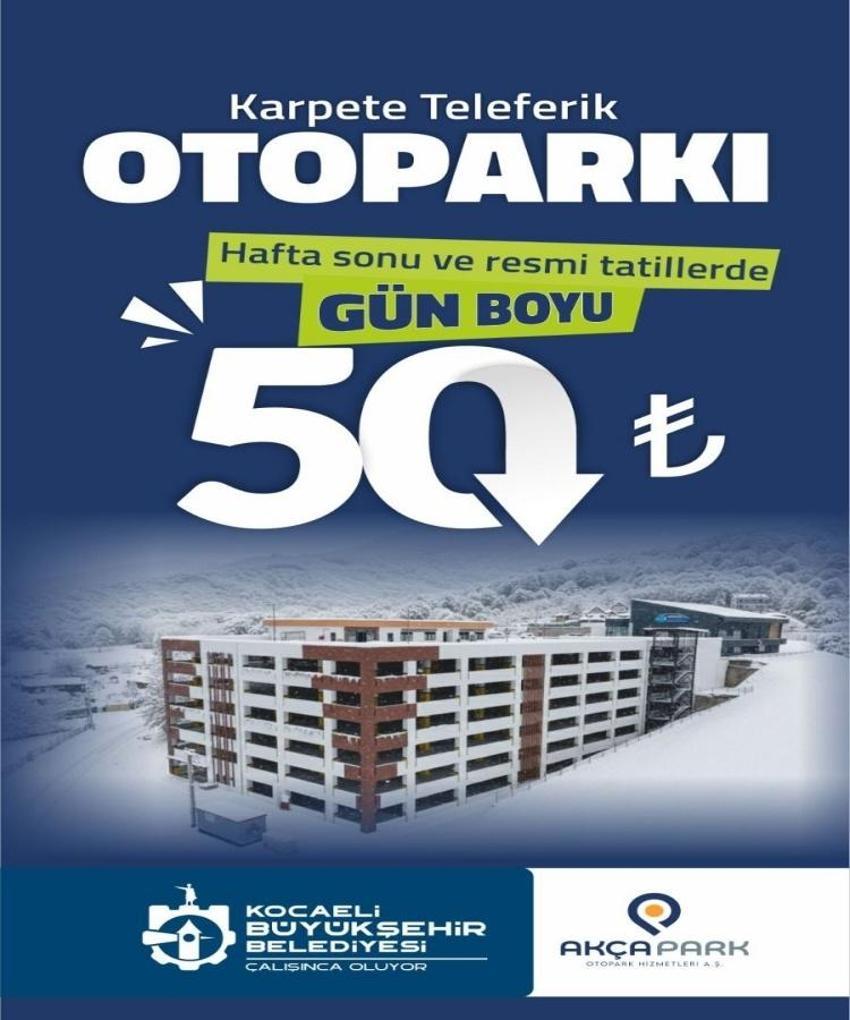 Kocaeli'de 50 TL'ye indi! Her hafta sonu geçerli olacak