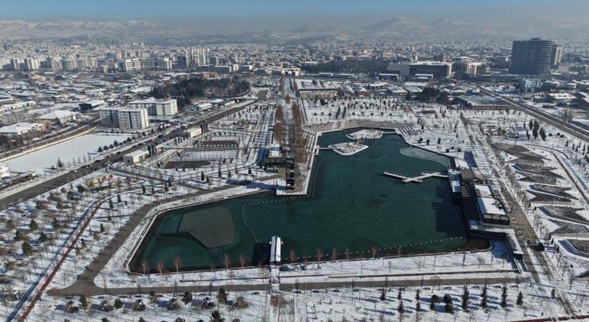 Çorum'da kar kartpostallık görüntüler ortaya çıktı vatandaşlar ve çocuklar akın etti