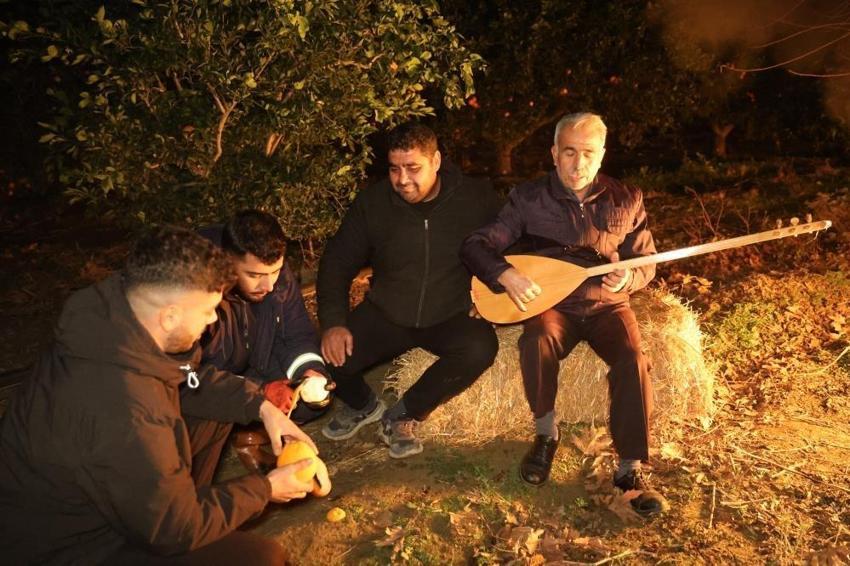 Adana'da gece yarısı herkes tarlaya koştu! Sıfırın altında toplandılar